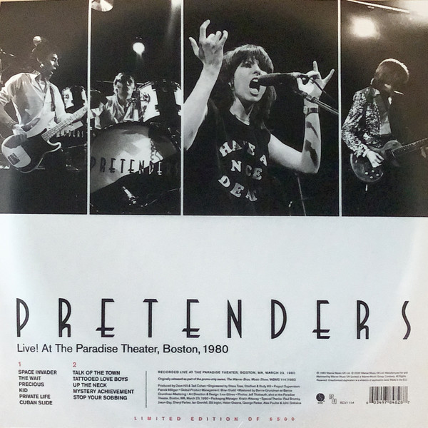 Live! At The Paradise Theater, Boston, 1980