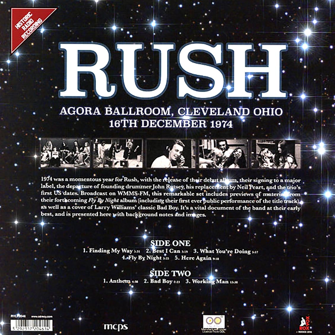 Agora Ballroom, Cleveland Ohio 16th December 1974 - Image 2