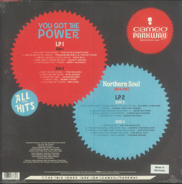 You got the power: Cameo Parkway Northern Soul 1964-1967 - Image 2